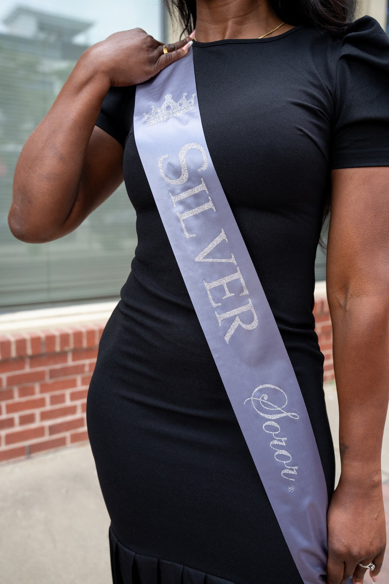 silver sash for dress B511 Embellished Bridal Sash Discounted on Sale