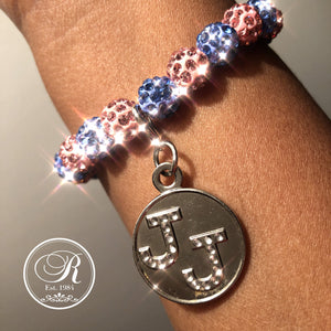 Jack and Jill Bling Bracelet with Bling Charm