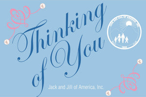 Jack and Jill of America, Inc. Thinking of You Notecards