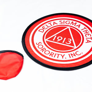 Delta Sigma Theta Red Disc Fan
