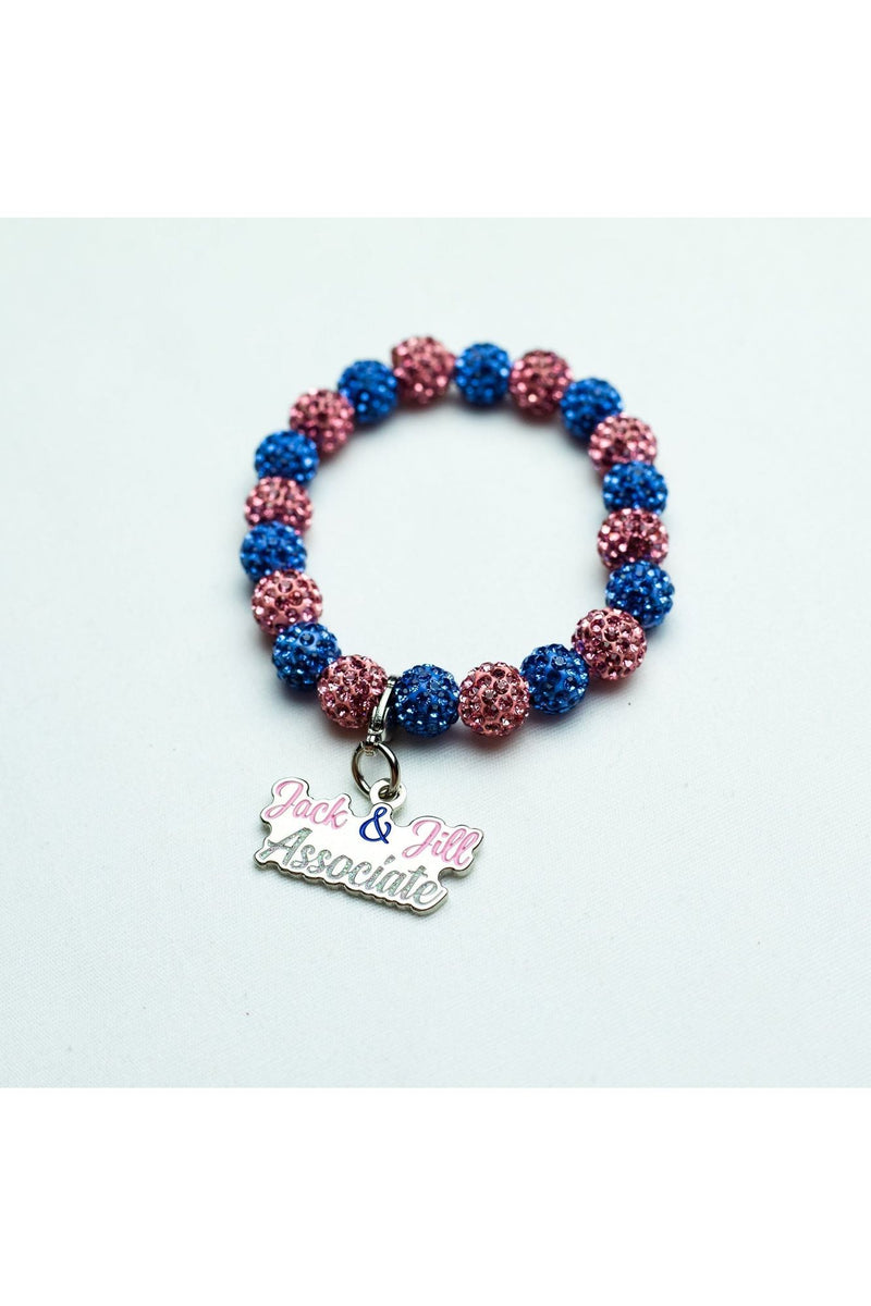 Jack and Jill Bling Bracelet with Assoicate Charm Rosa's Greek