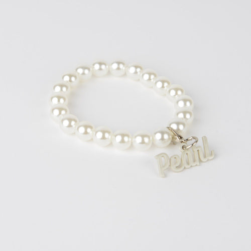 Pearl Bracelet with Pearl Charm