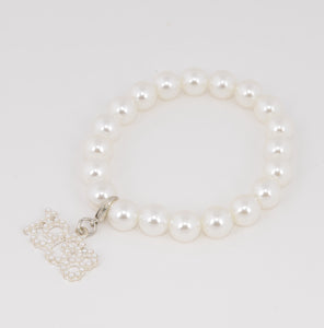 Jack and Jill Pearl Bracelet with 1938 Pearl Charm