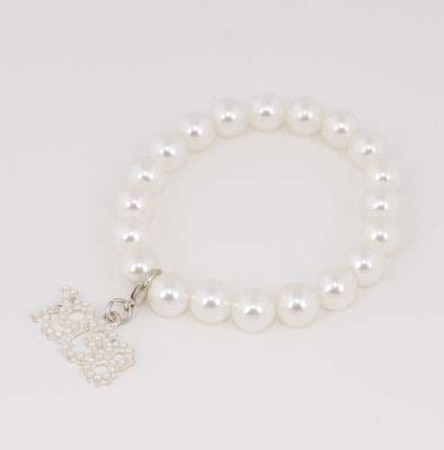 Jack and Jill Pearl Bracelet with 1938 Pearl Charm