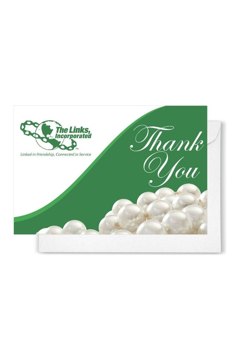 LINKS Pearl Thank You Notecards