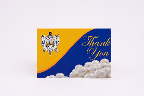 Sigma Gamma Rho Pearl Thank You with Notecards