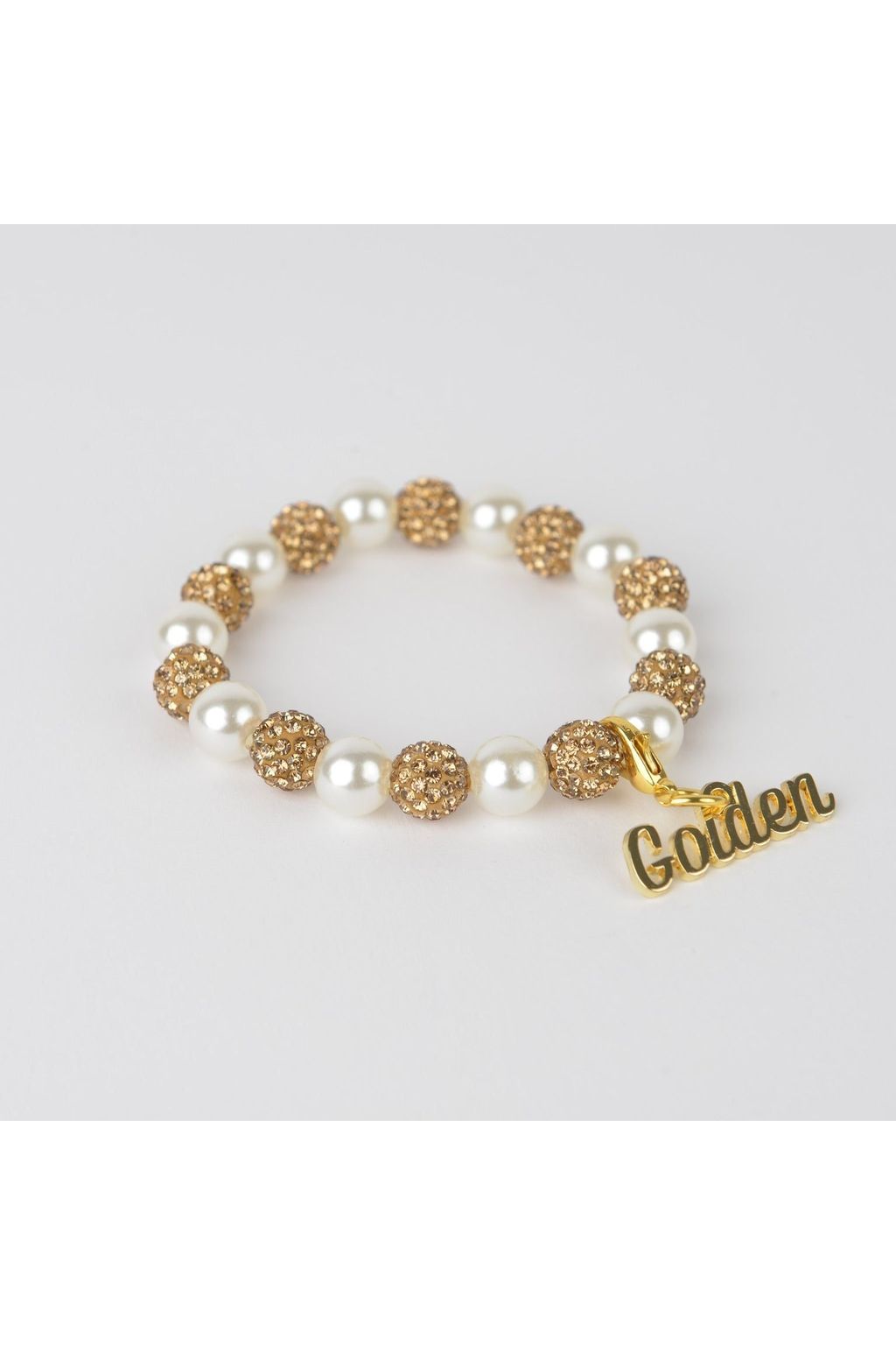 Gold Bling and Pearl w/Golden Charm