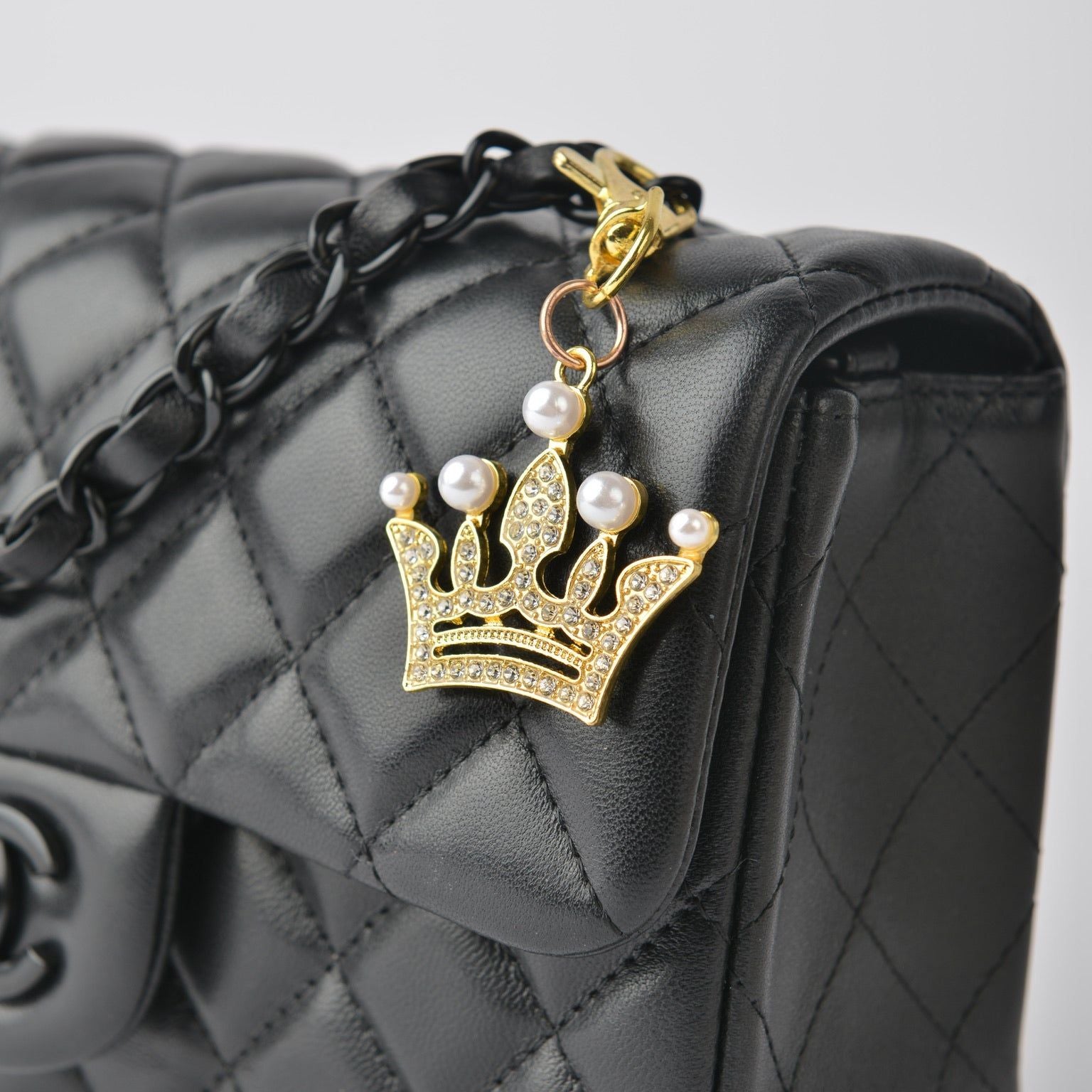 Gold crown store keychain