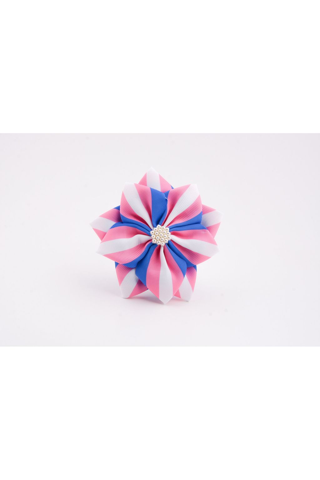 White, Pink, & Blue Ribbon Pin