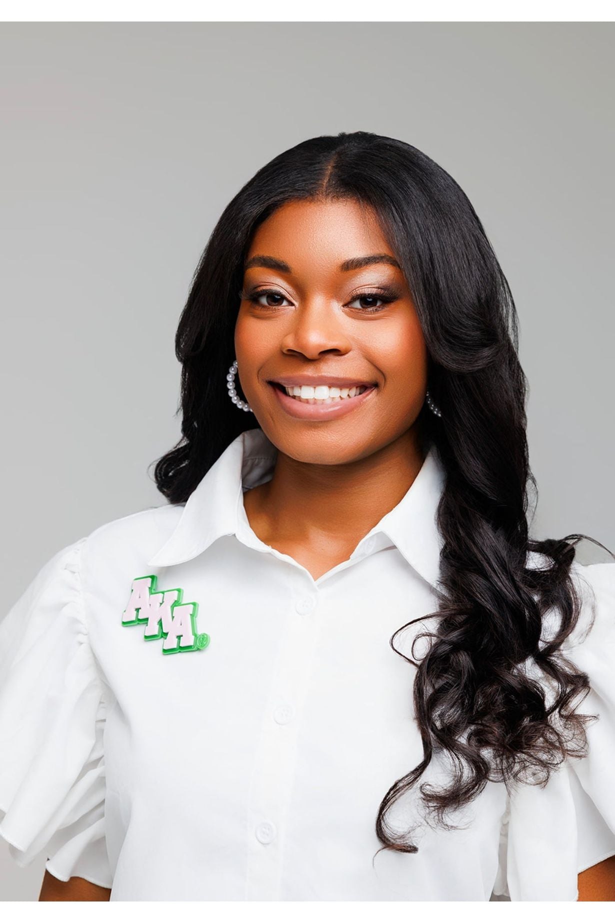 AKA Large Greek Letter Lapel Pin