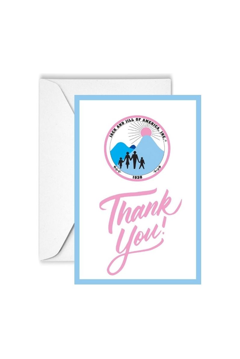 Jack and Jill of America, Inc. Thank You Notecards