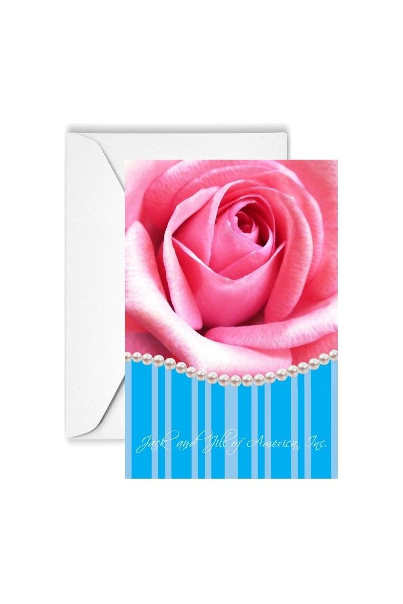 Jack and Jill of America, Inc. Rose Notecards