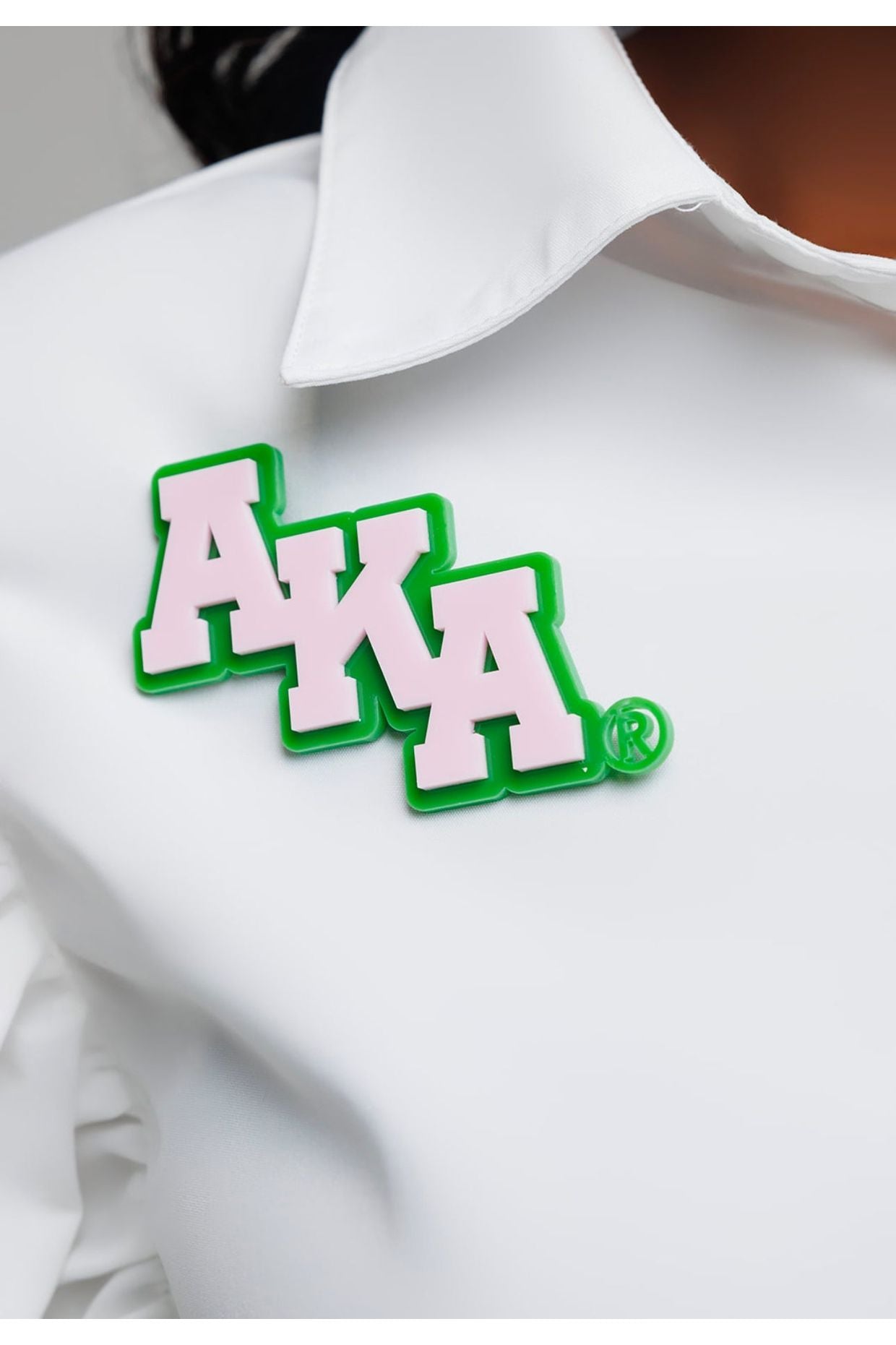 AKA Large Greek Letter Lapel Pin – Rosa's Greek Boutique,