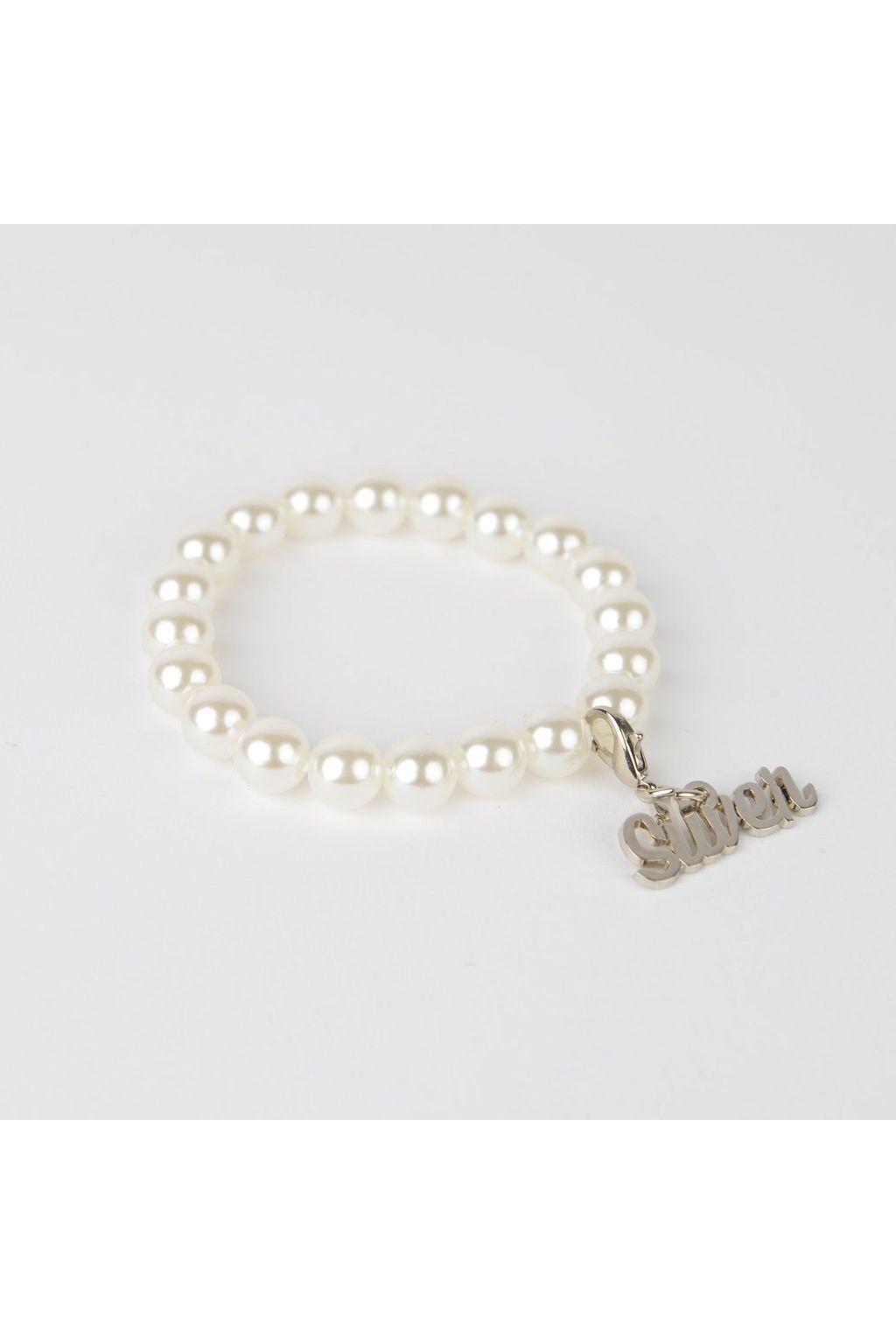 Sterling Silver Cross Charm White Pearl Bracelet for Infant Girls – Baby  Crystals