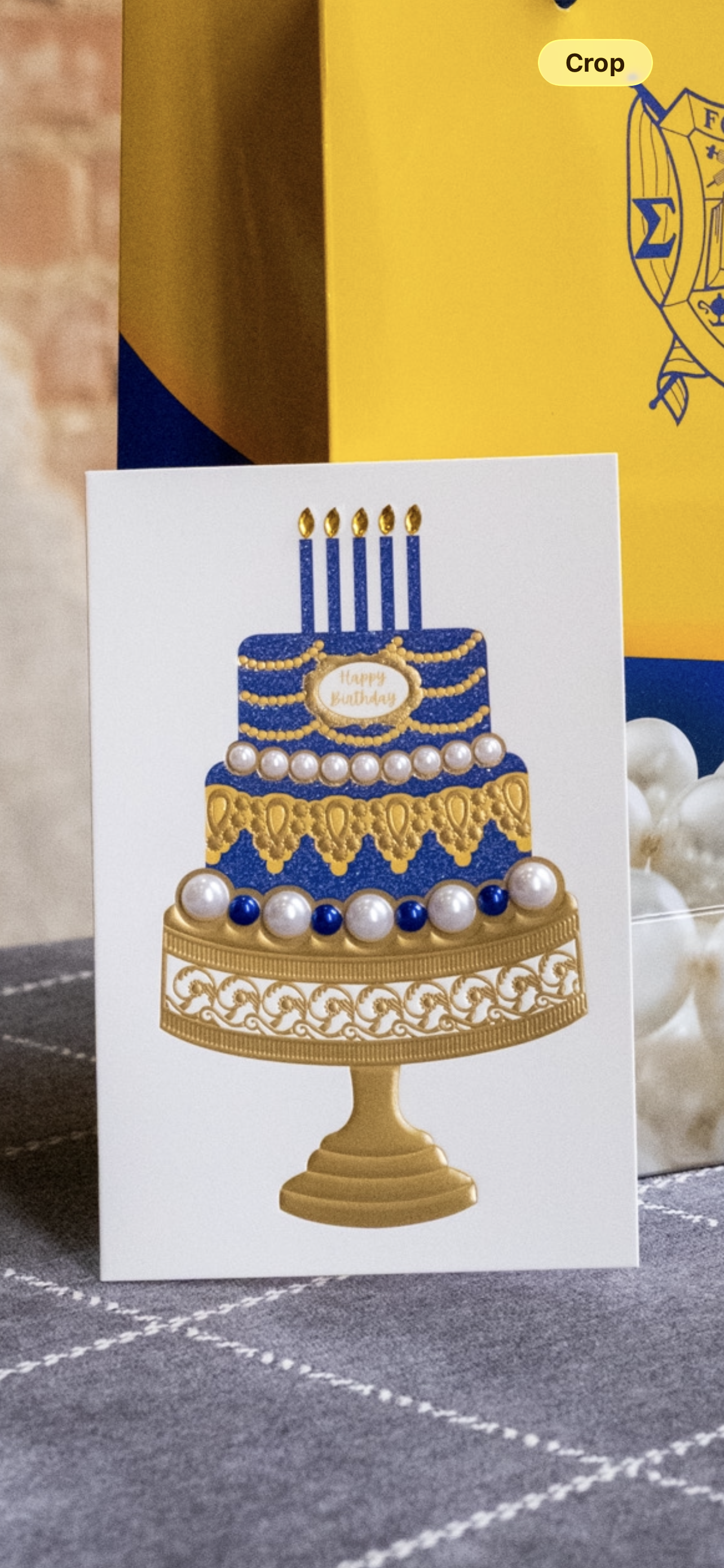ΣΓΡ Pearl HBD Notecard