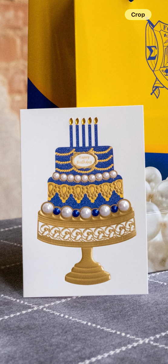 Hbd Rosa ΣΓΡ Pearl HBD Notecard – Rosa's Greek Boutique, Inc.