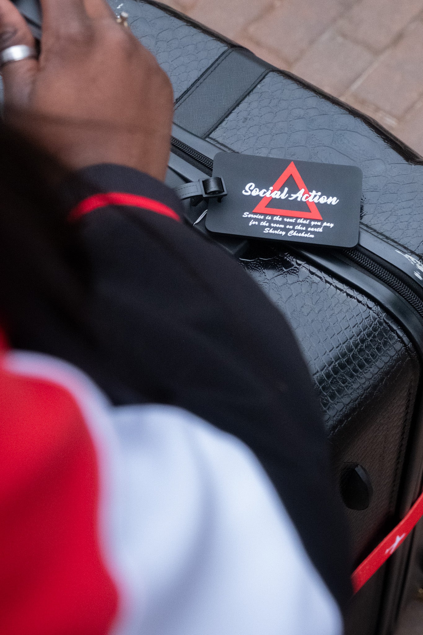 ΔΣΘ Social Action Luggage Tag