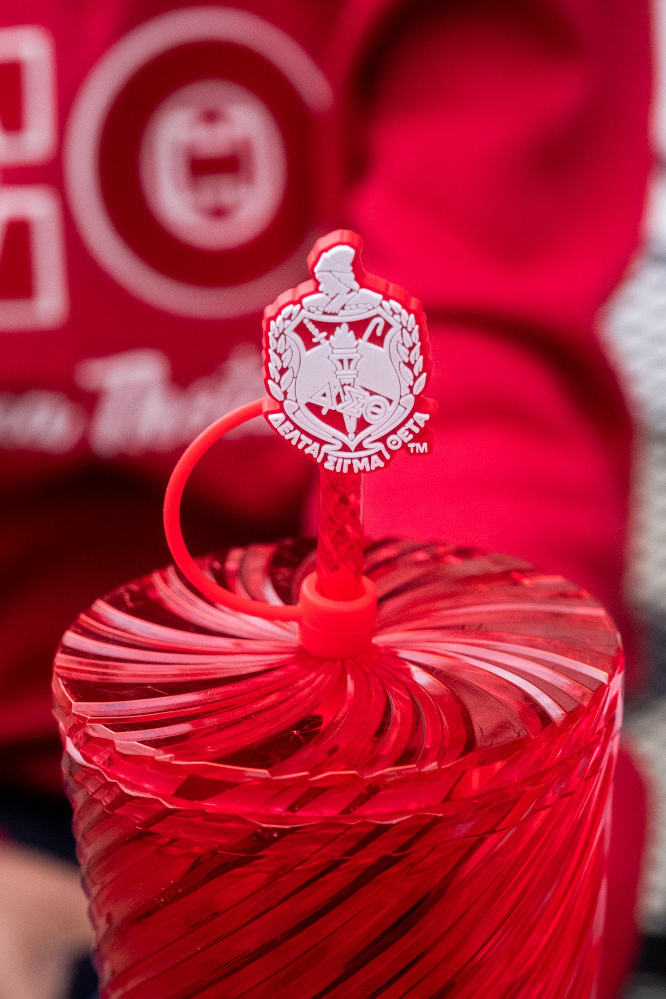 ΔΣΘ Shield Straw Cover