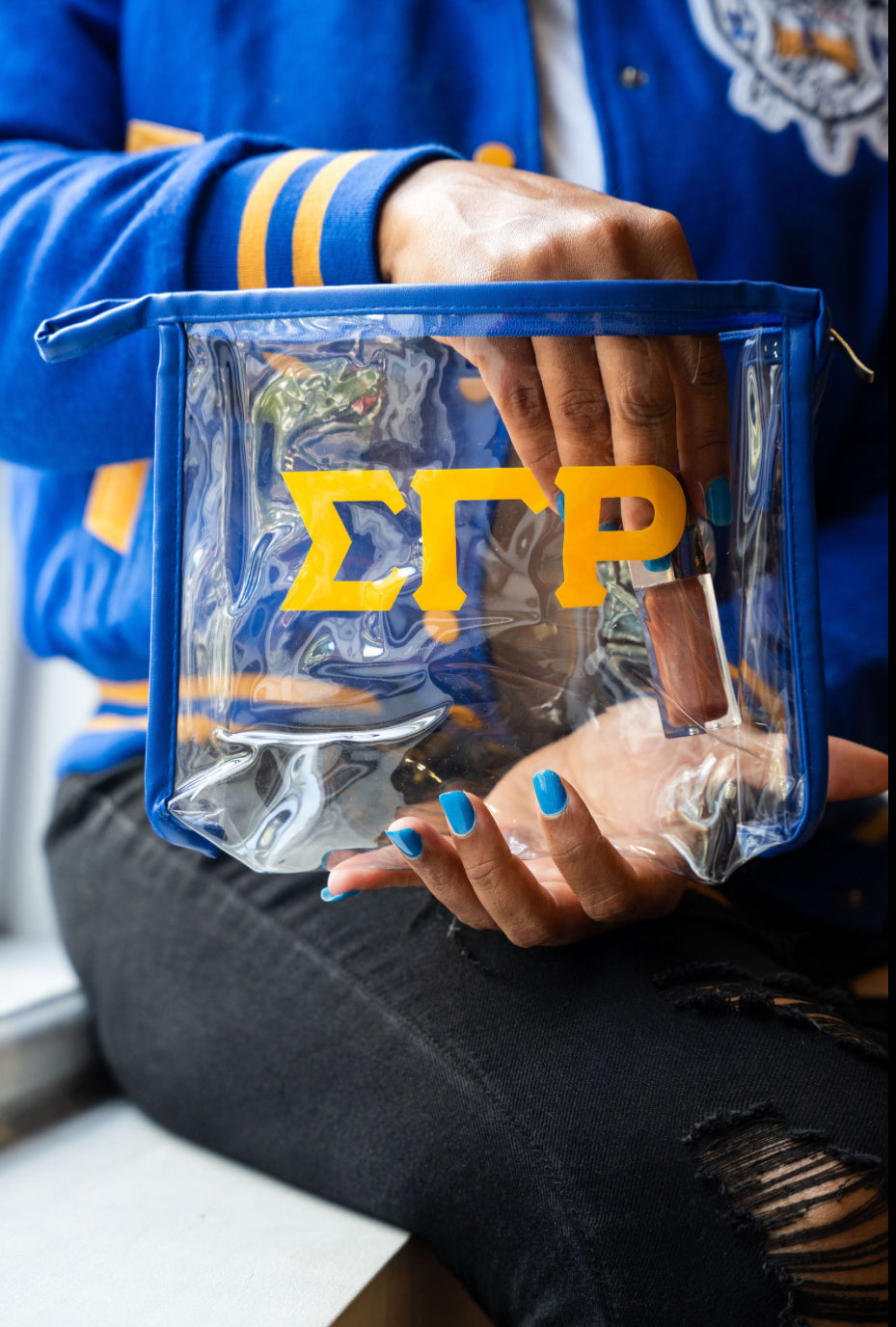 ΣΓΡ Clear Cosmetic Bag