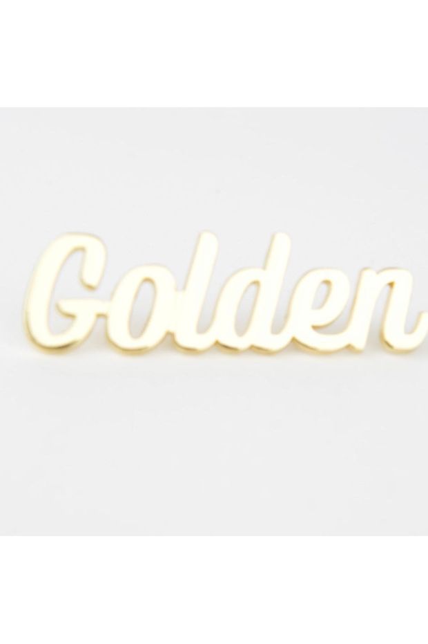 Golden Lapel Pin
