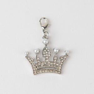 Silver Crown Charm