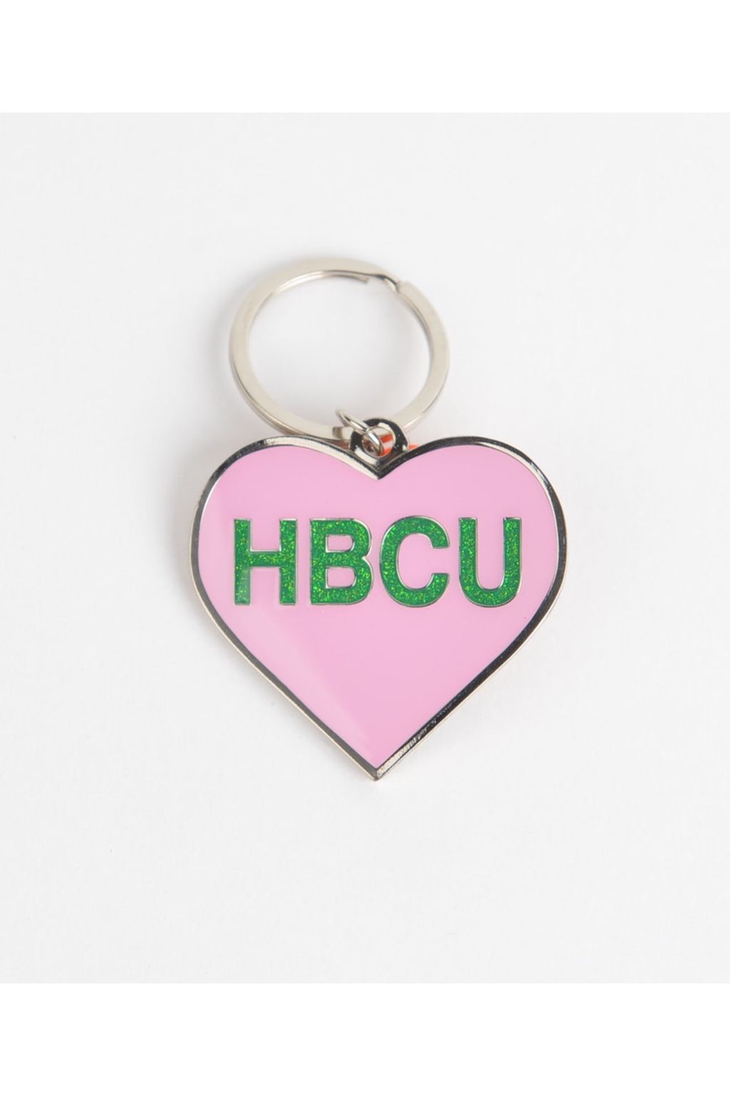 Pink & Green HBCU Keychain
