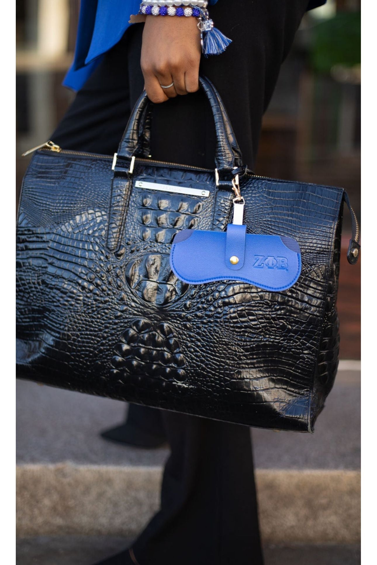 ΖΦΒ Eyeglass Case with Strap