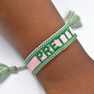 Alpha Kappa Alpha Pretty Woven Bracelet