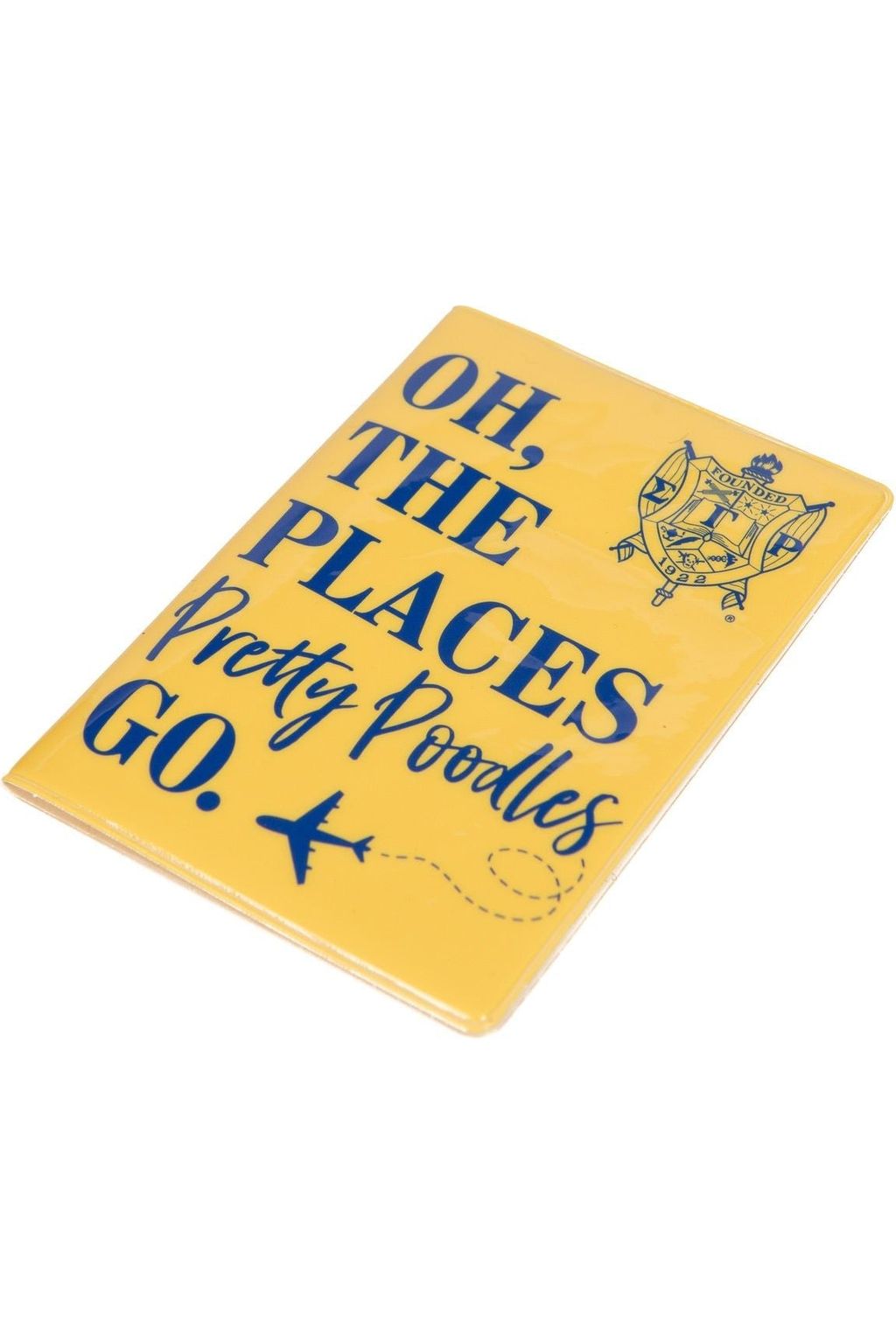 Oh The Places Pretty Poodles Go Passport Cover
