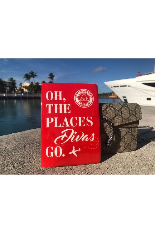 Oh the Places Divas Go Passport Cover