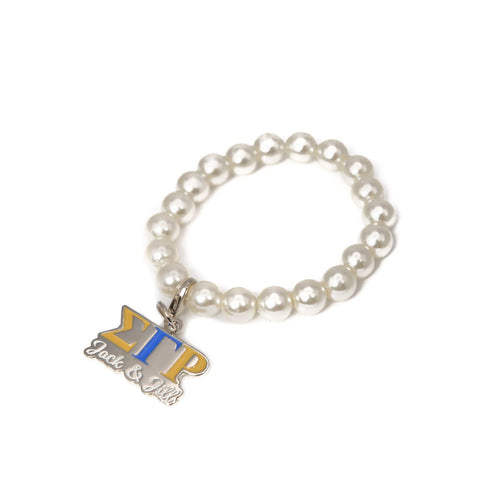 Pearl Bracelet with SGR & Jack and Jill Charm
