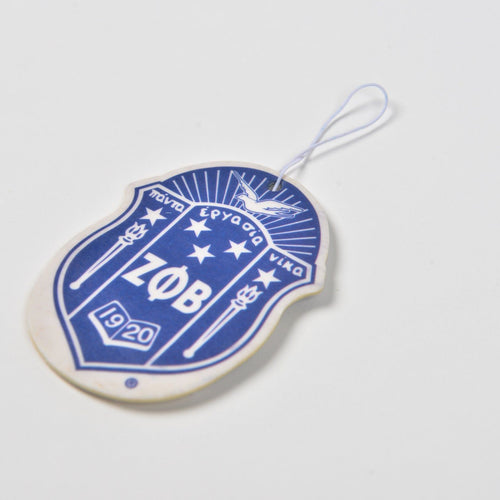 Zeta Phi Beta Shield Air Freshener