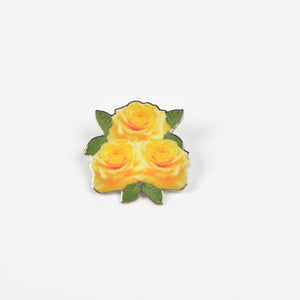 Sigma Gamma Rho Yellow Rose Lapel Pin