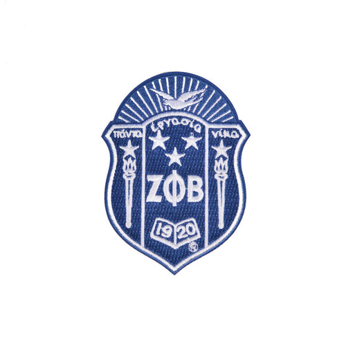 Zeta Phi Beta Shield Patch