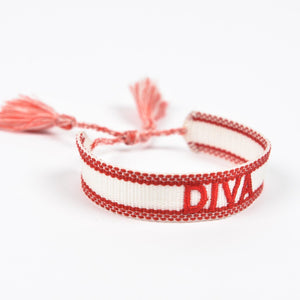 Delta Sigma Theta  Woven Bracelet