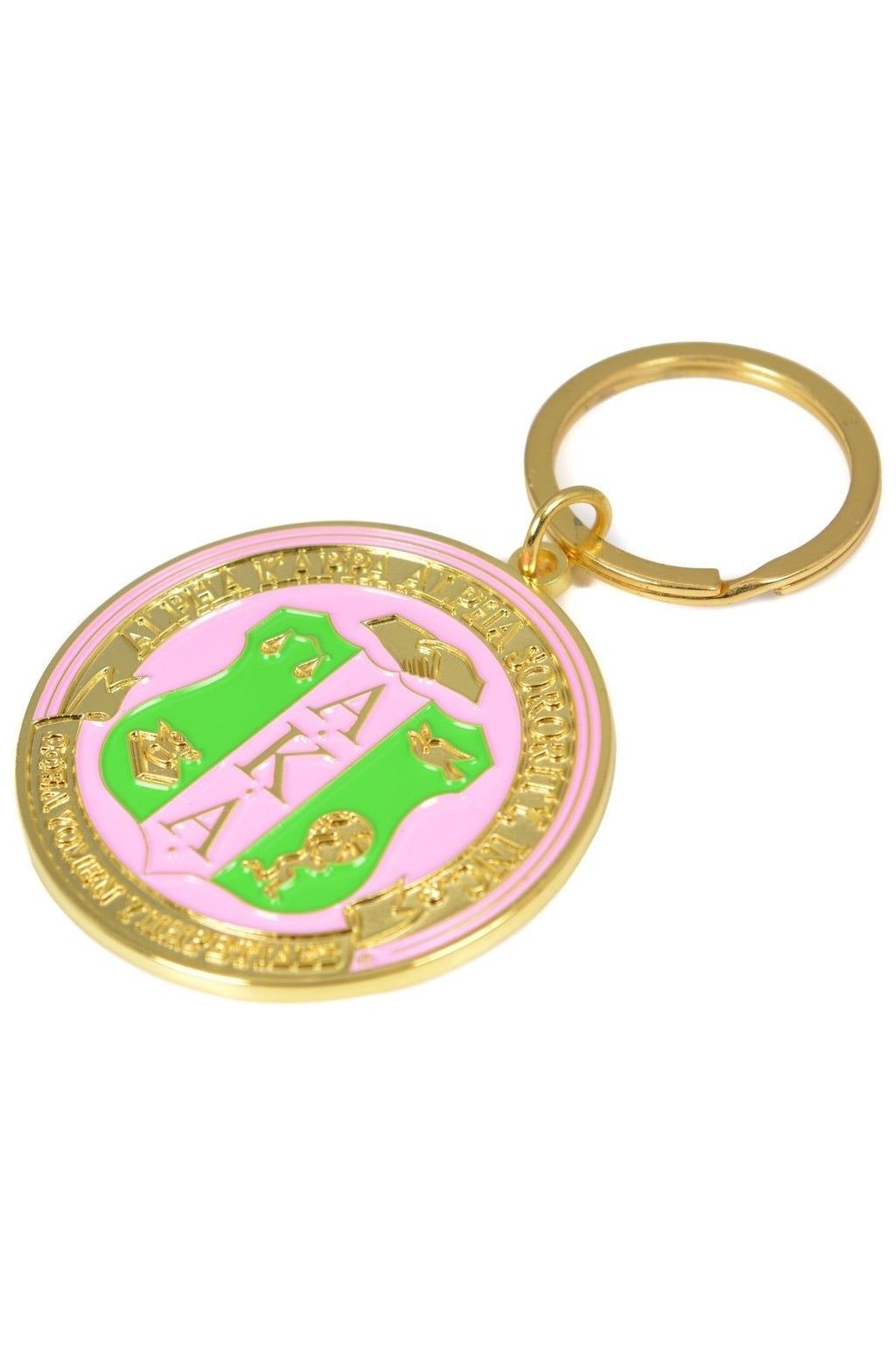 AKA Gold Shield Keychain