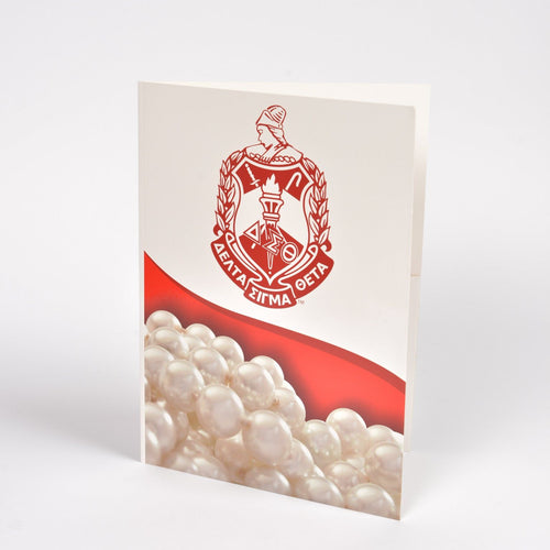Delta Folder with Pearls