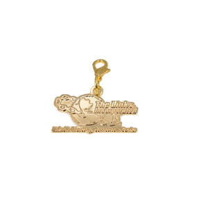 LINKS Large Gold Embossed Charm