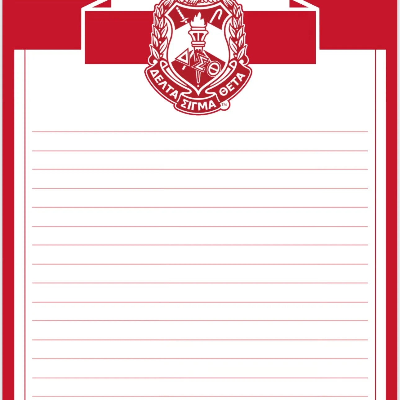 Delta Sigma Theta Red and White Ink Pen – Rosa's Greek Boutique, Inc.