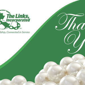 LINKS Pearl Thank You Notecards
