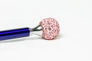 Jack and Jill of America, Inc. Blue Ink Pen with Bling Ball