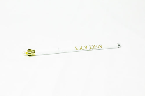 Golden Soror Ink Pens with Pearl Crowns Set of 3