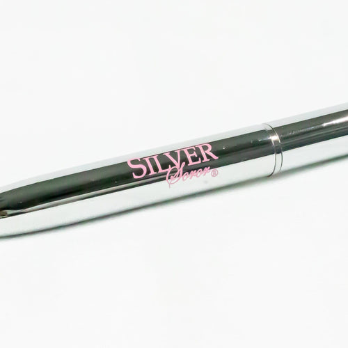 Silver Soror Ink Pen with Big Gem