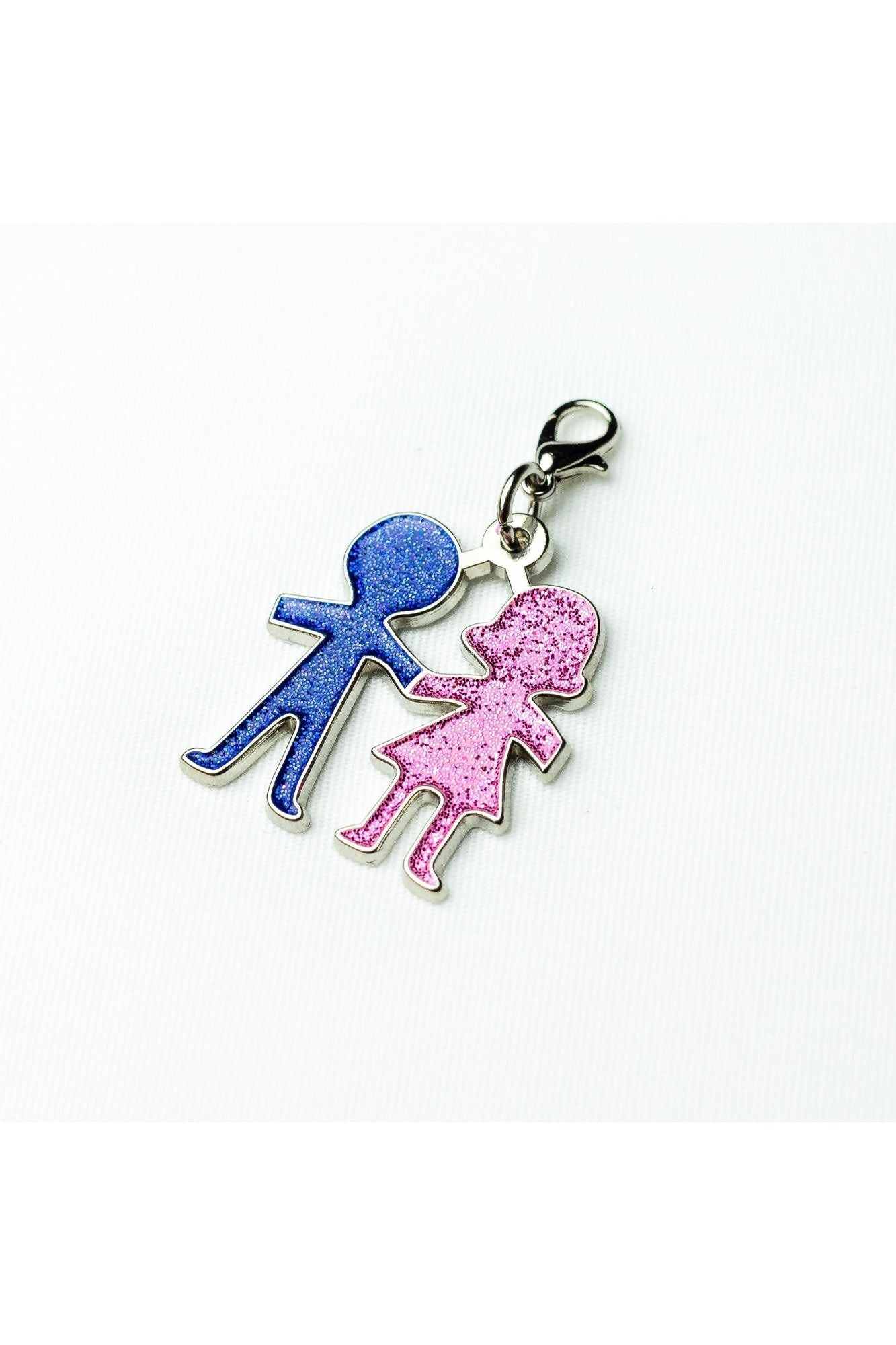 Jack and Jill Boy & Girl Charm