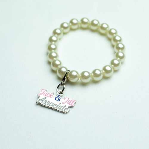Jack and Jill Pearl Bracelet with Associate Charm