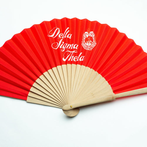Delta Sigma Theta Bamboo Fan