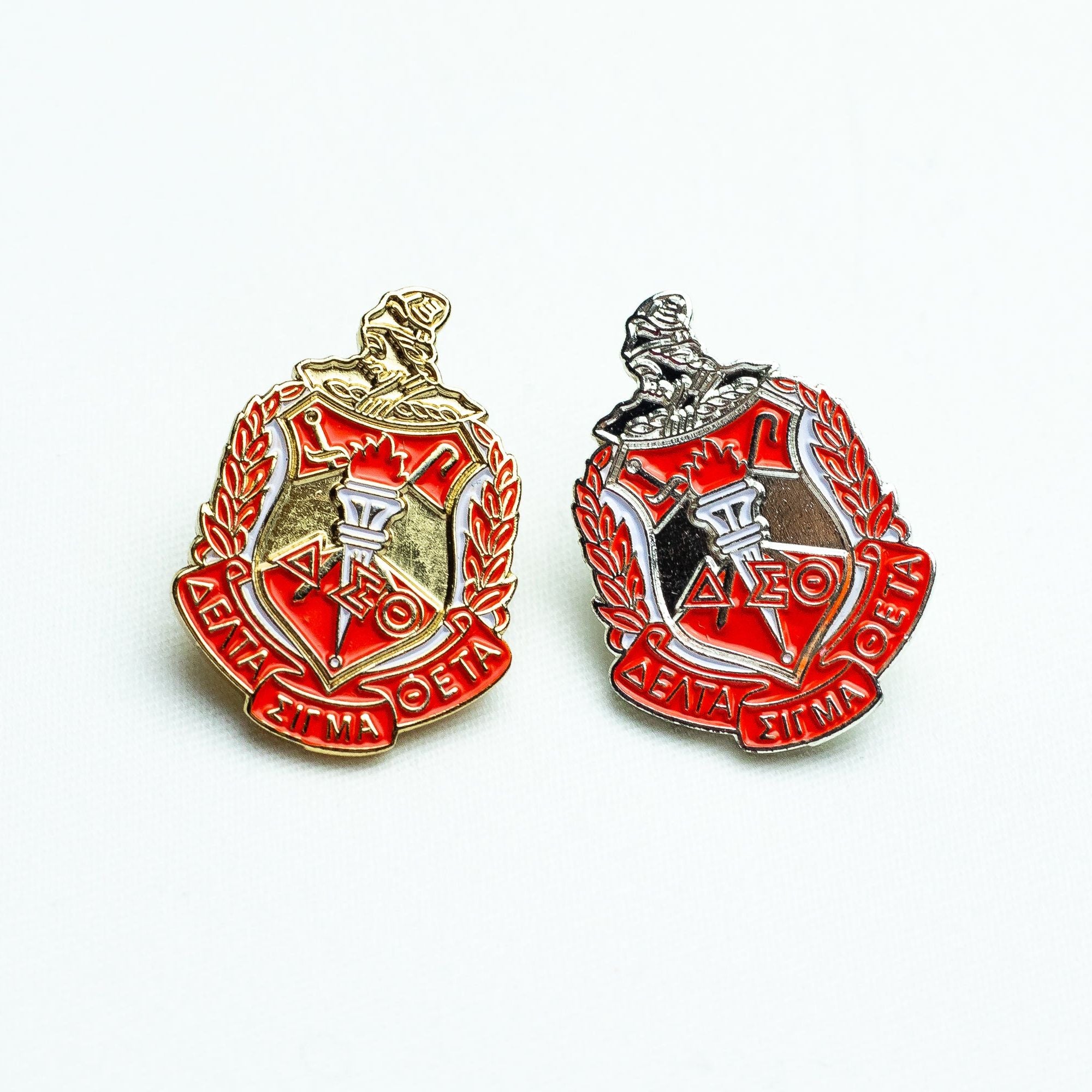 Delta Sigma Theta Shield Lapel Pin – Rosa's Greek Boutique, Inc.