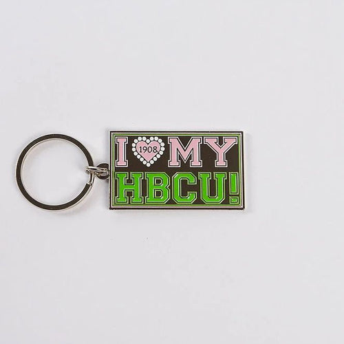 AKA I love my HBCU Keychain