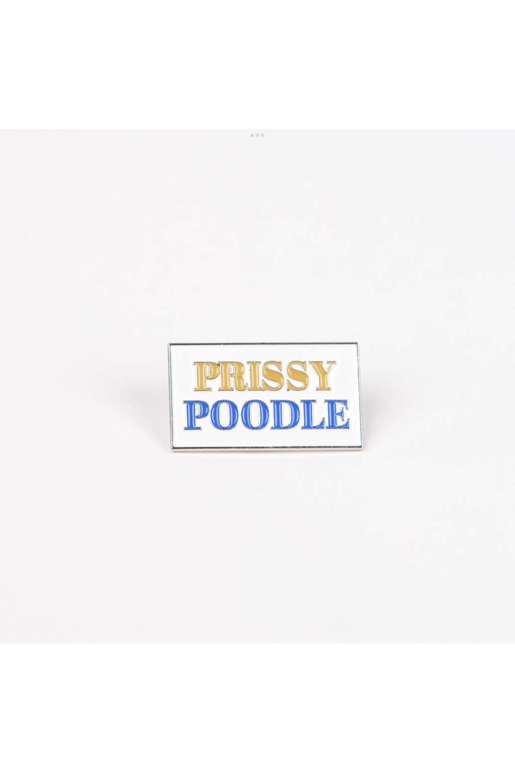 ΣΓΡ Prissy Poodle Lapel Pin