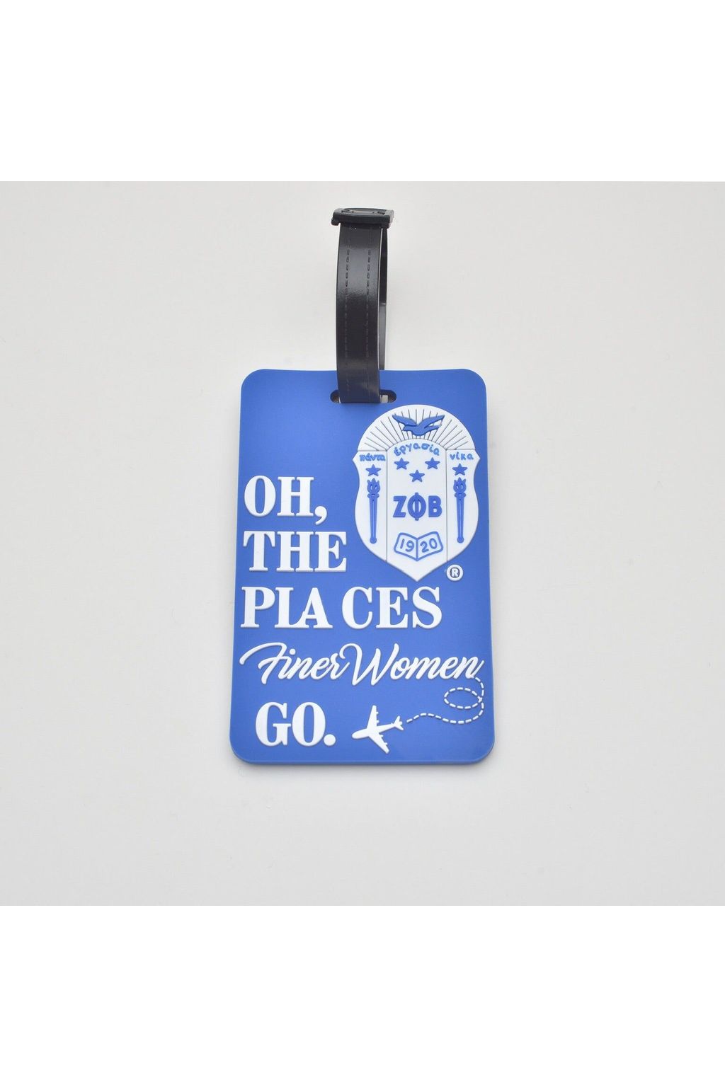 Oh the Places Finer Women Go Luggage Tag